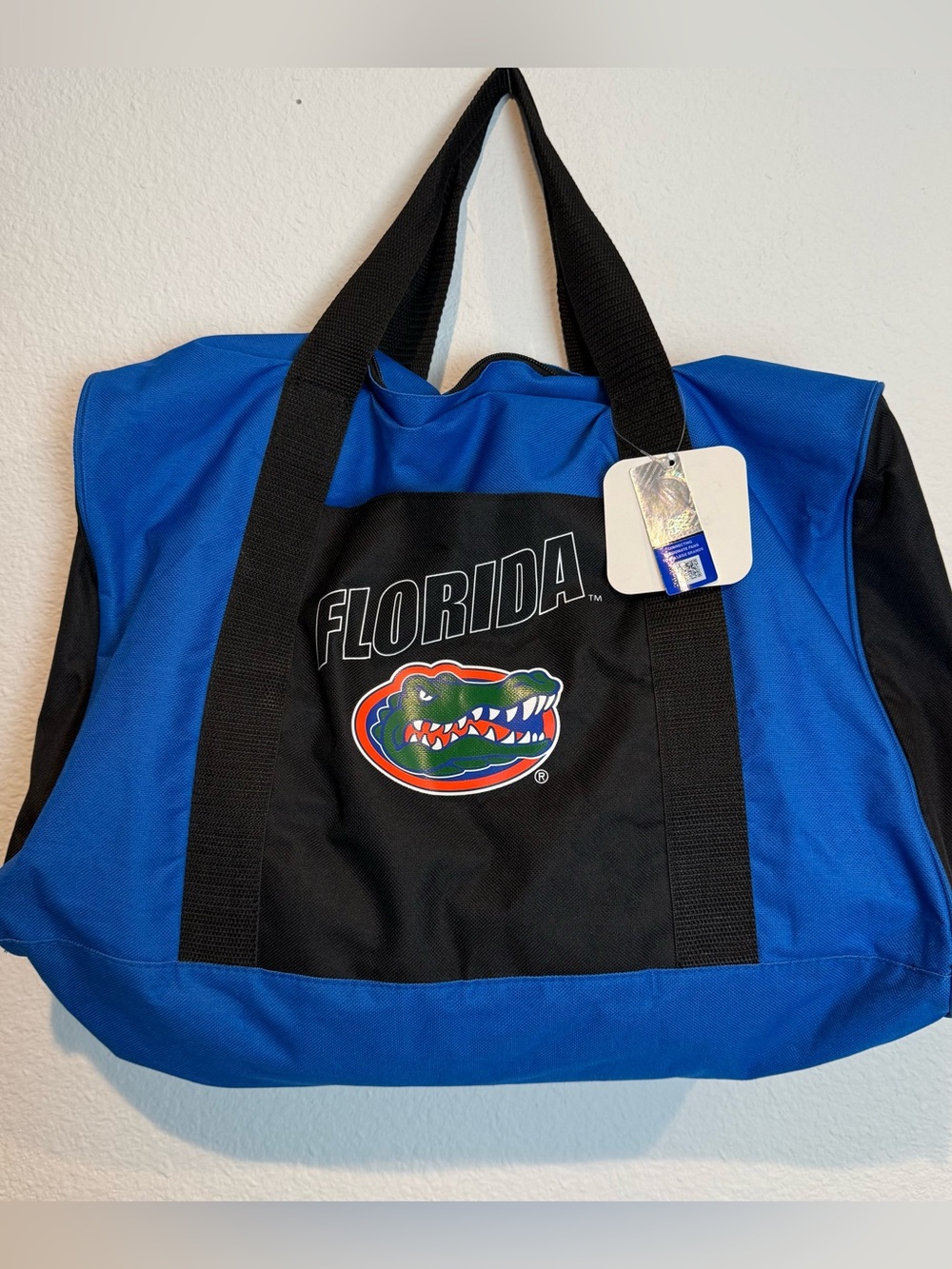 NWT Florida Gators UF Official Zipper Top Handle Tote Bag College Spirit Logo